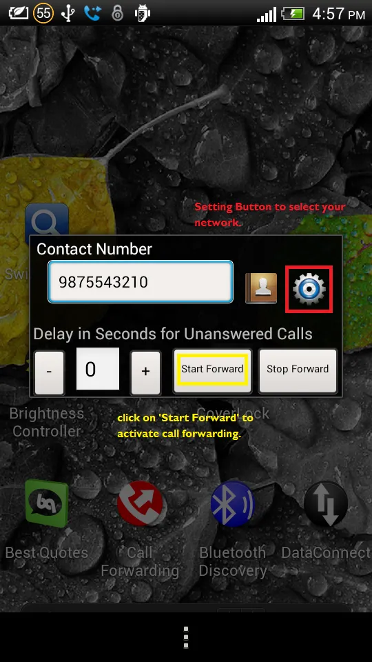 Call Forwarding | Indus Appstore | Screenshot