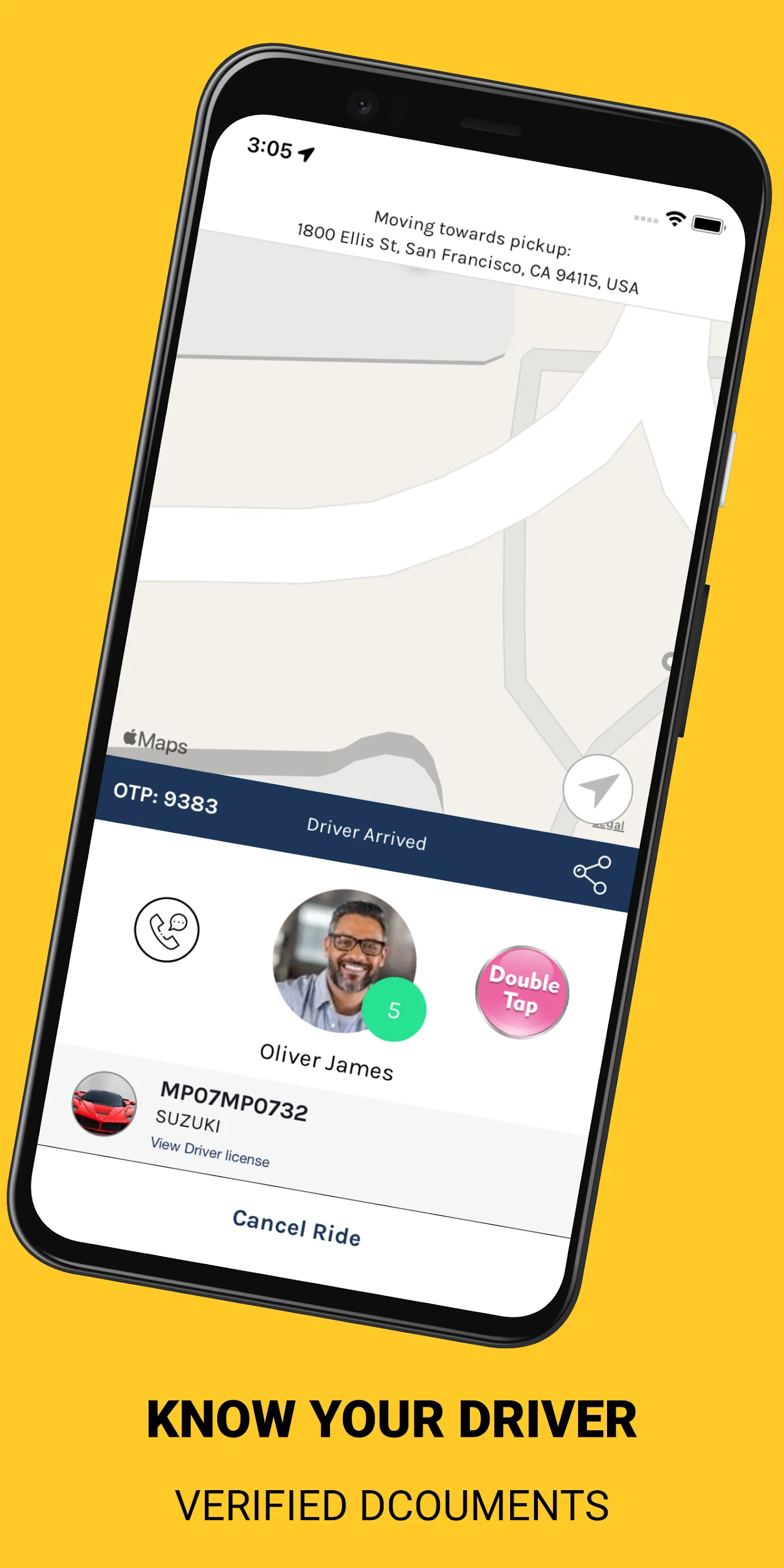 HireMe - Book a Taxi/Cab | Indus Appstore | Screenshot