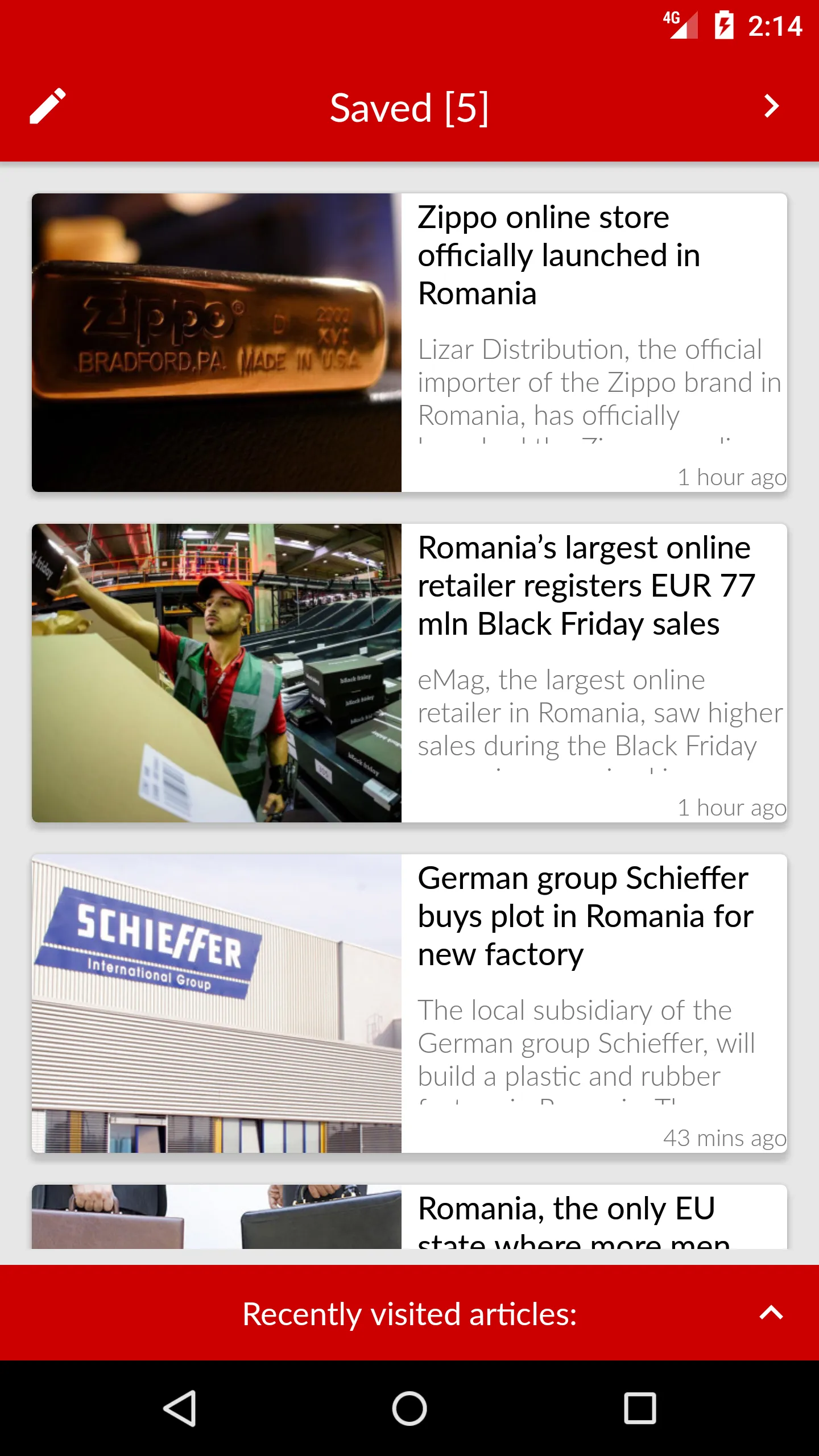 Romania Insider daily news | Indus Appstore | Screenshot