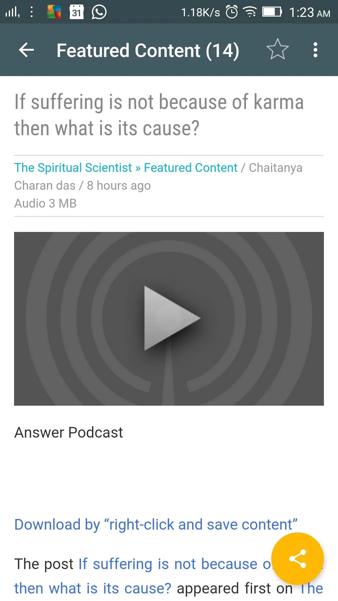 The Spiritual Scientist by CCD | Indus Appstore | Screenshot