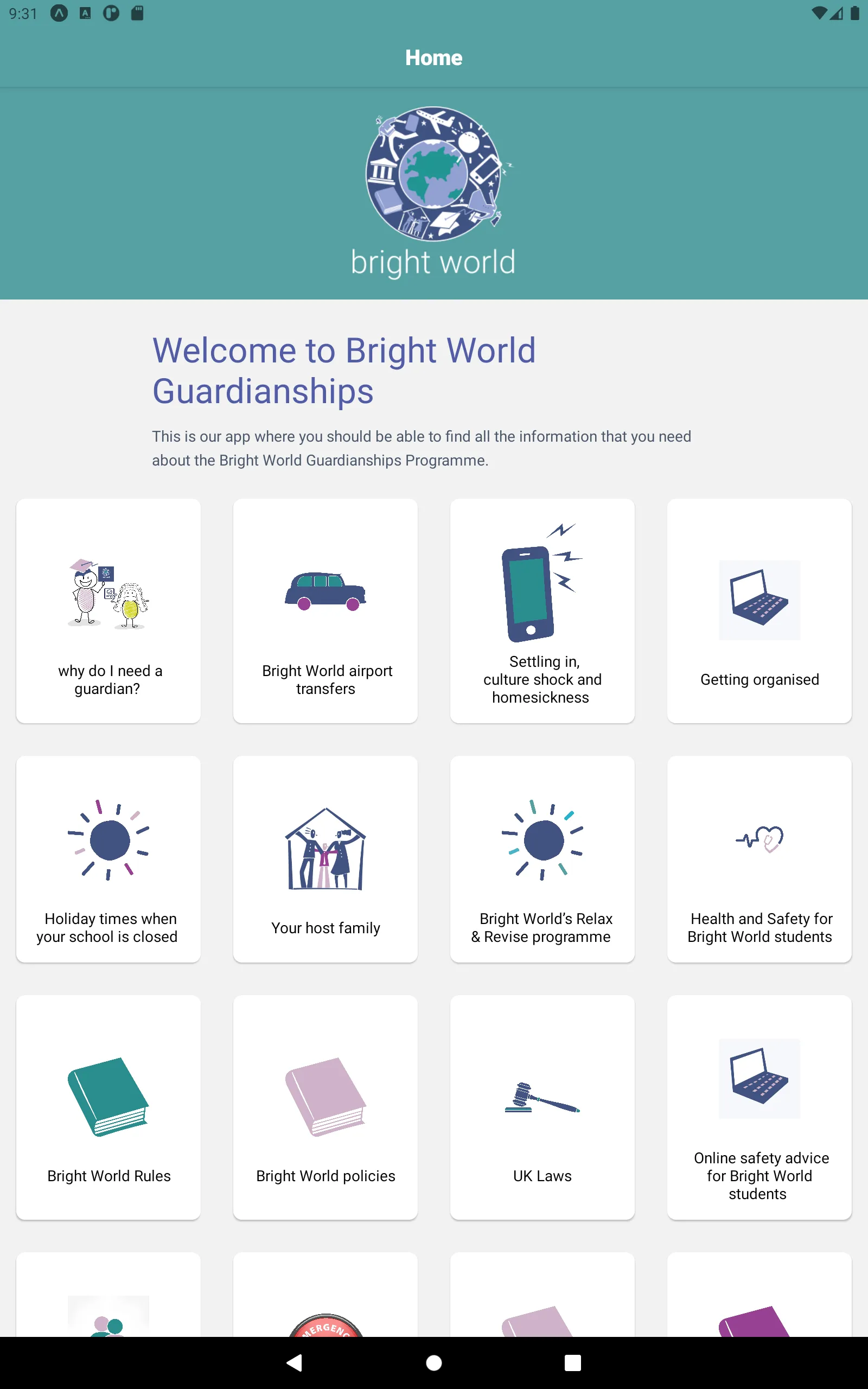 Bright World Guardianship Stud | Indus Appstore | Screenshot