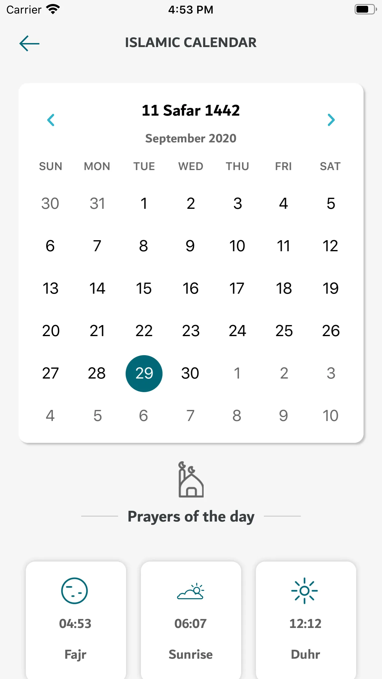 UAE Prayer Timing | Indus Appstore | Screenshot