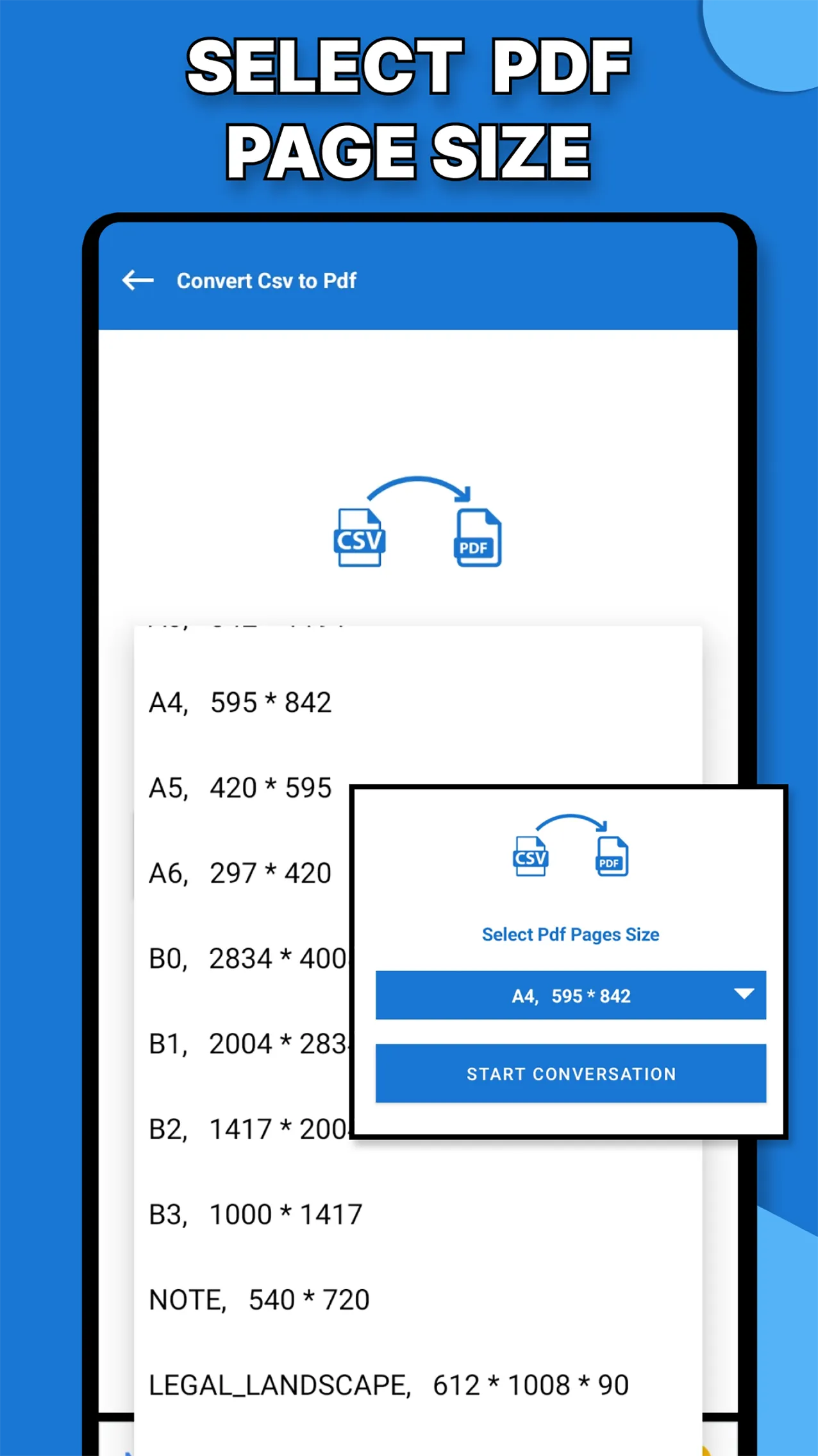 Csv to Pdf Converter | Indus Appstore | Screenshot