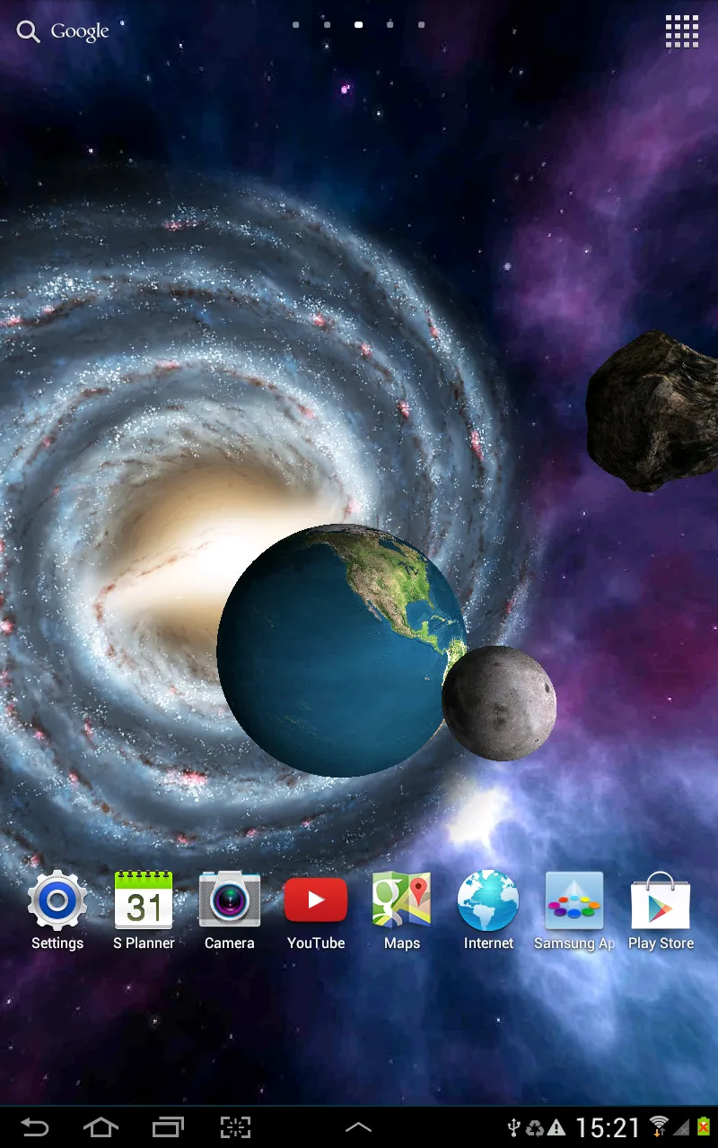 3D Galaxy Wallpaper | Indus Appstore | Screenshot