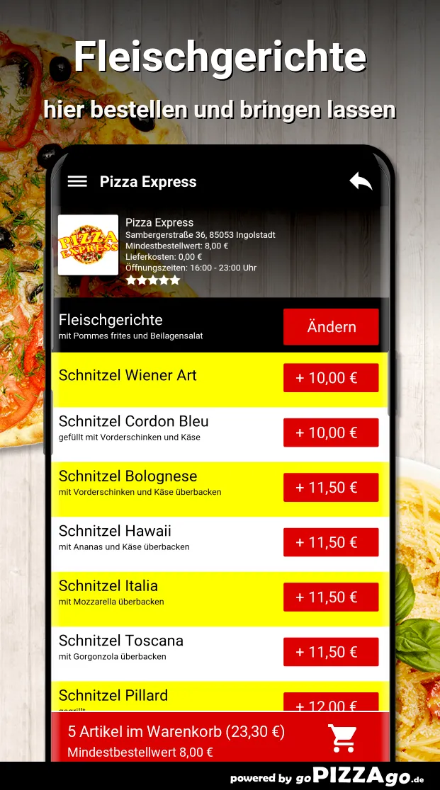 Pizza Express Ingolstadt | Indus Appstore | Screenshot