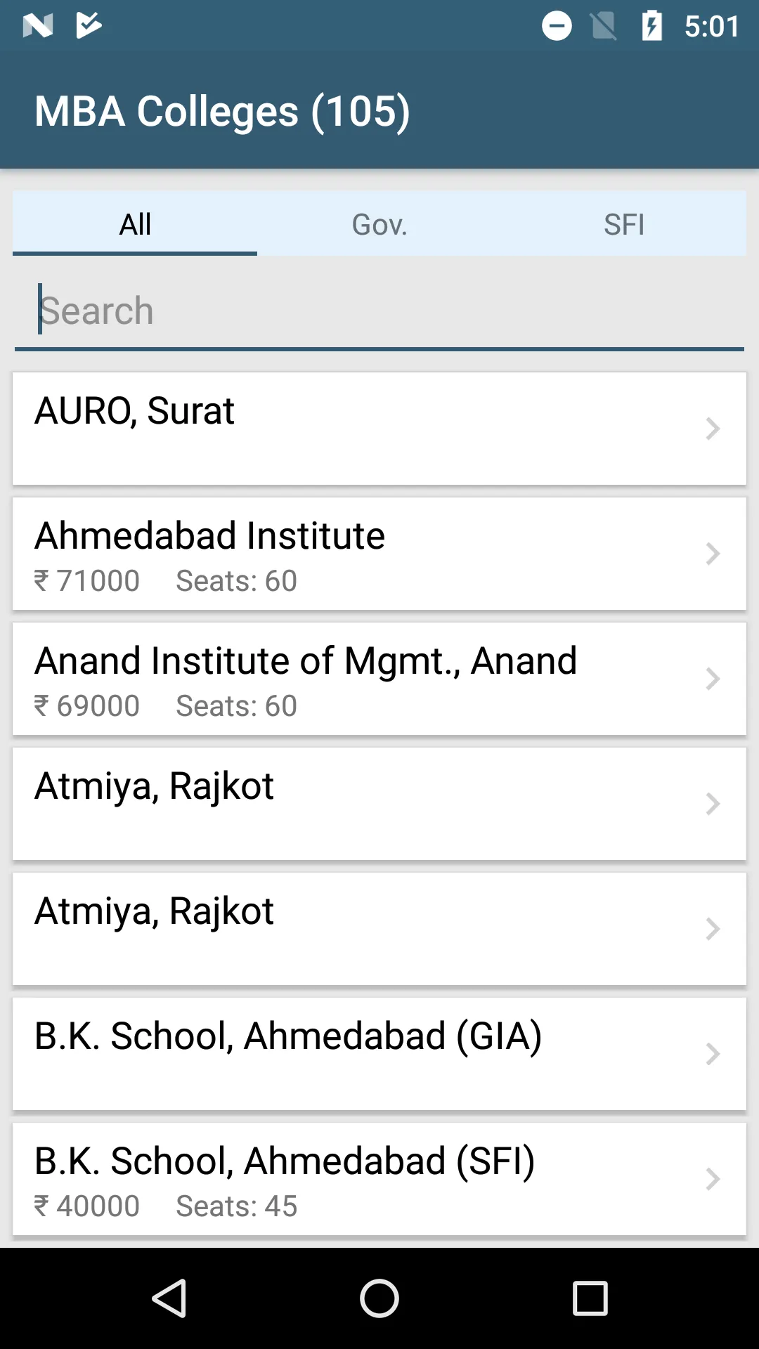 MBA Admission | Indus Appstore | Screenshot