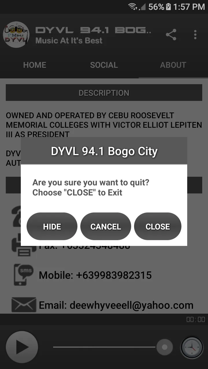 DYVL 94.1 Bogo City | Indus Appstore | Screenshot