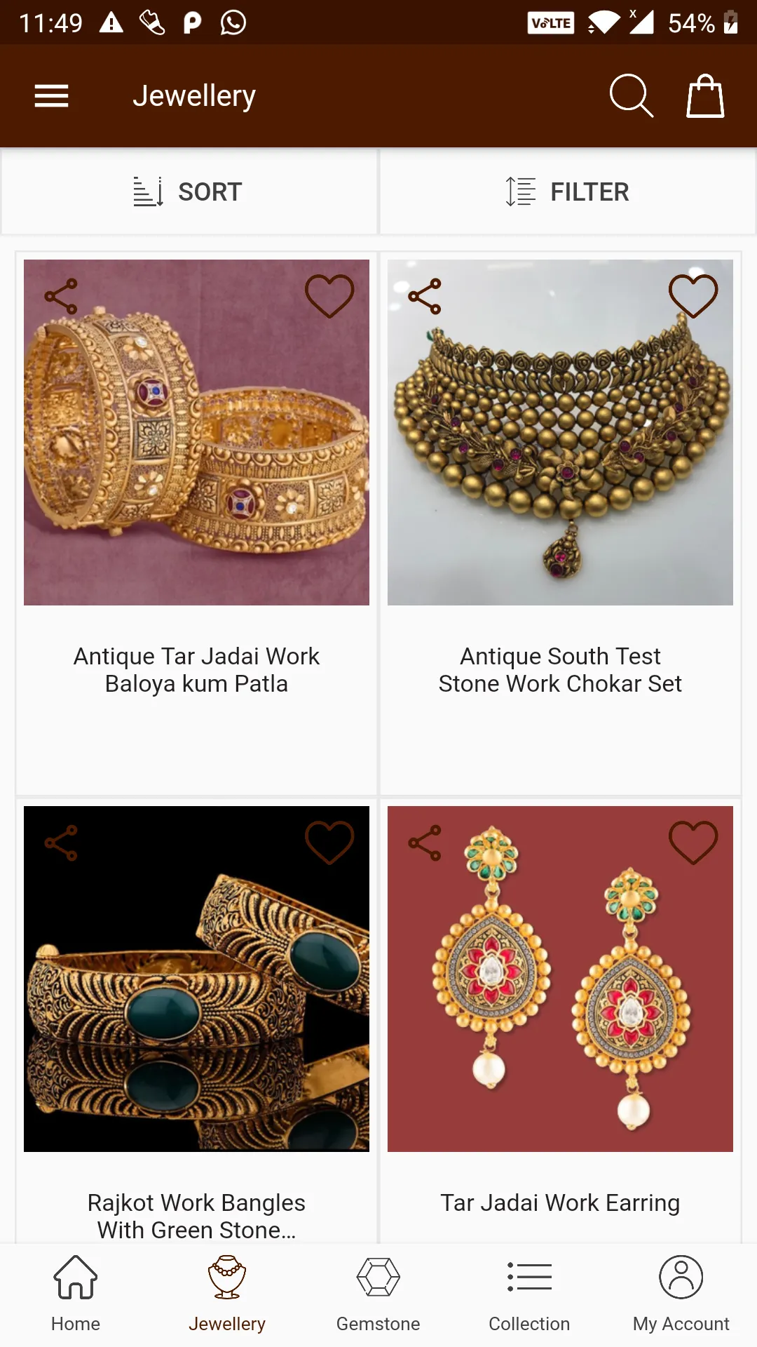 Jirawala Antique - Gold Jewelr | Indus Appstore | Screenshot