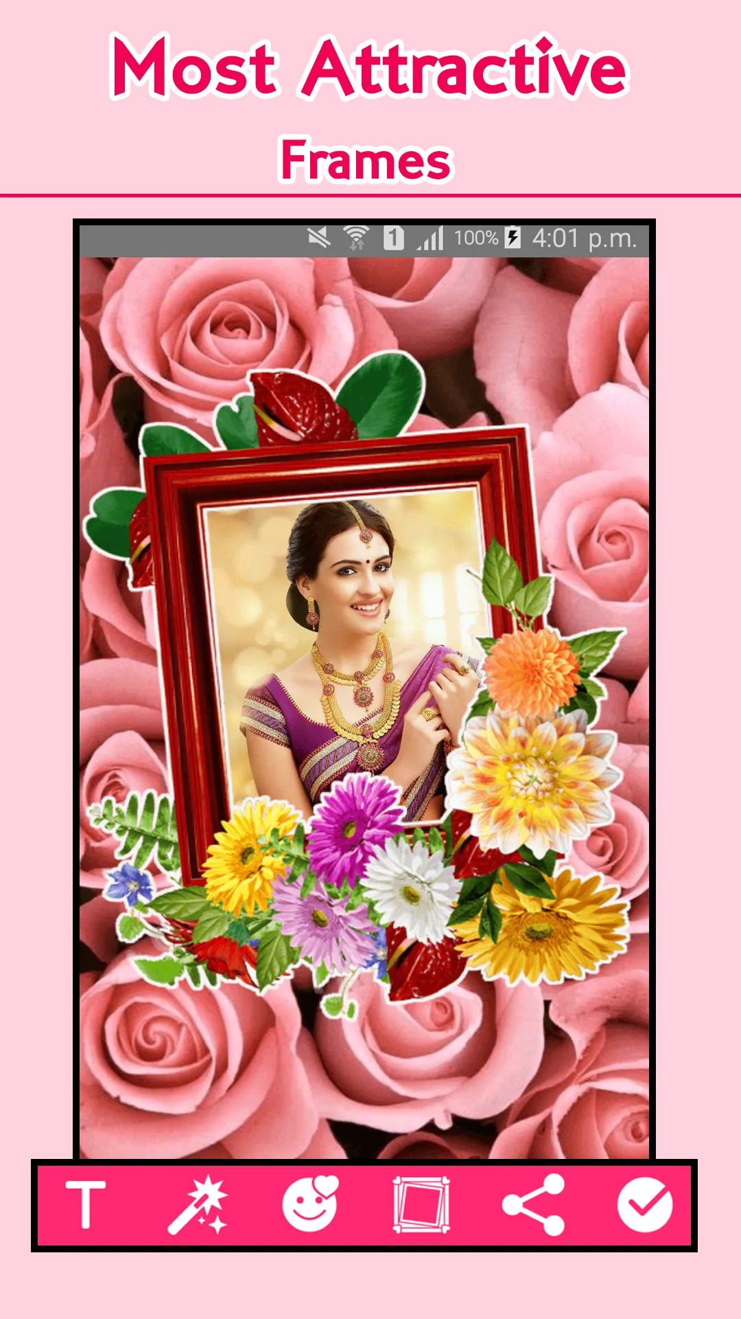 Rose Photo Frames: Pic Effects | Indus Appstore | Screenshot