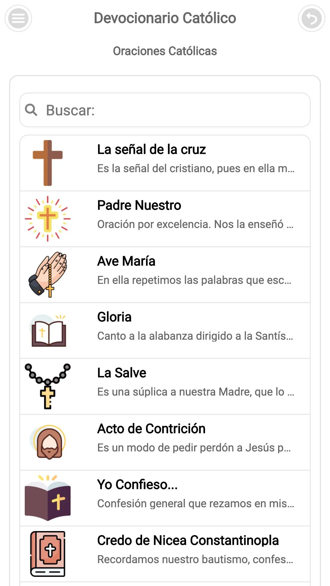 Devocionario Católico | Indus Appstore | Screenshot