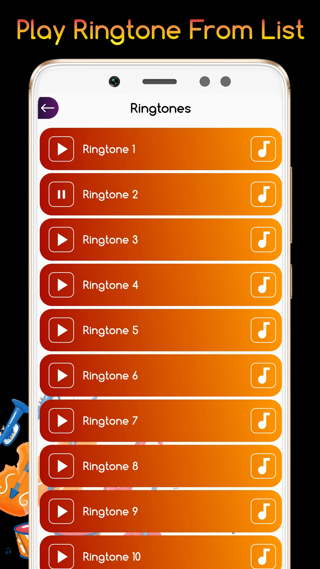 All Instrument Ringtones | Indus Appstore | Screenshot