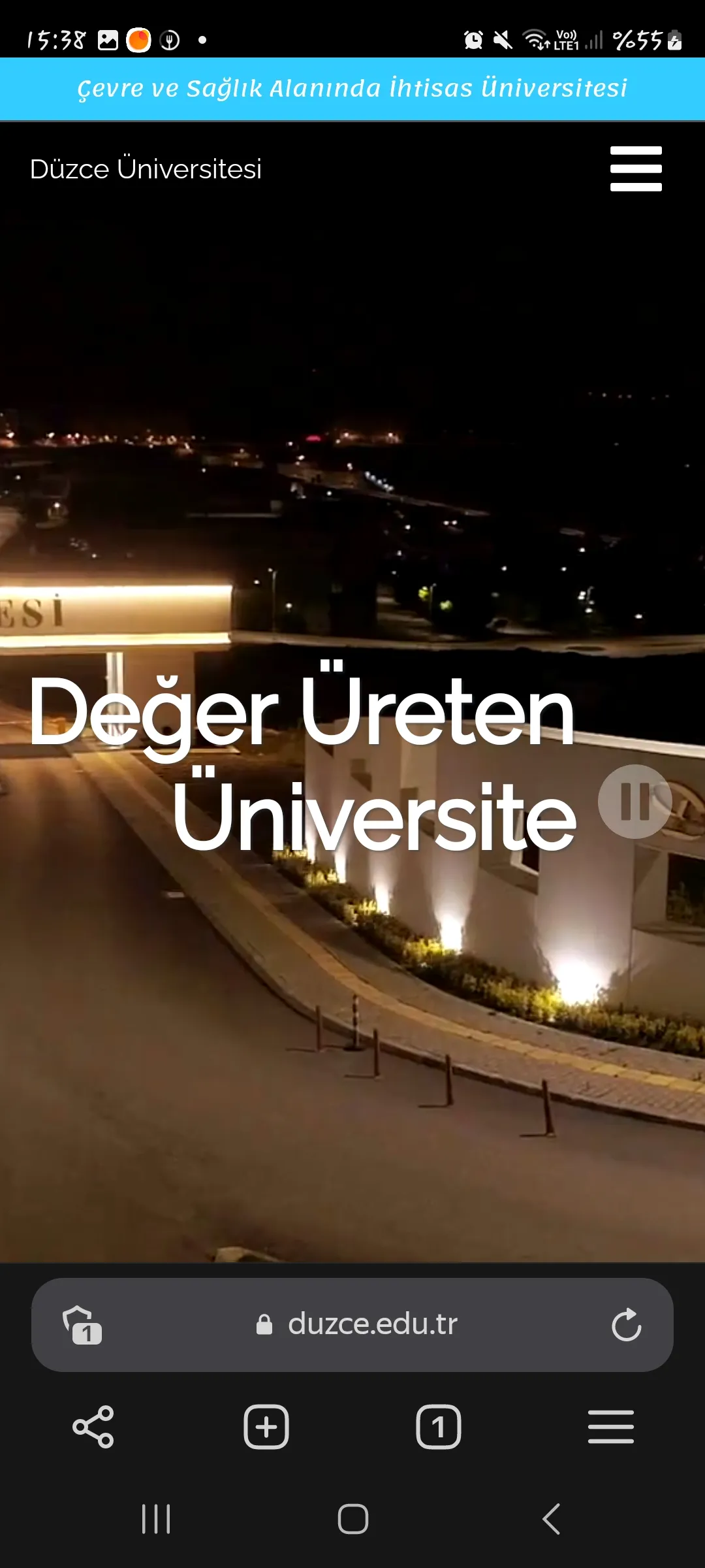 T.C. Düzce Üniversitesi | Indus Appstore | Screenshot