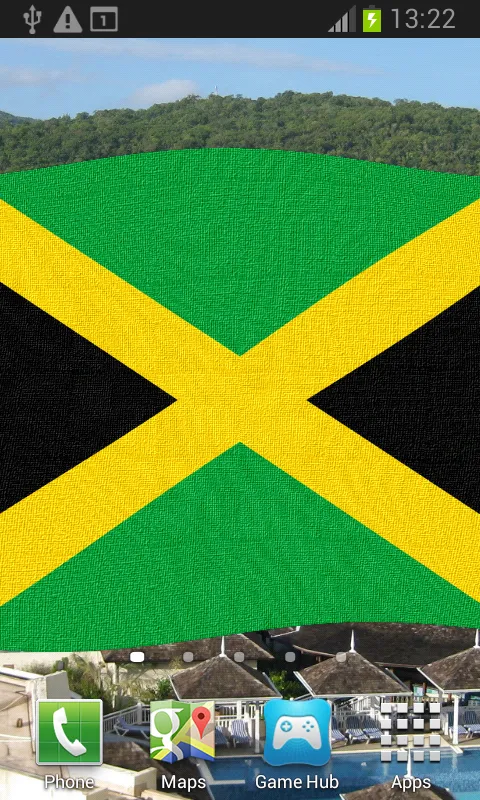 Jamaica Flag Live Wallpaper | Indus Appstore | Screenshot