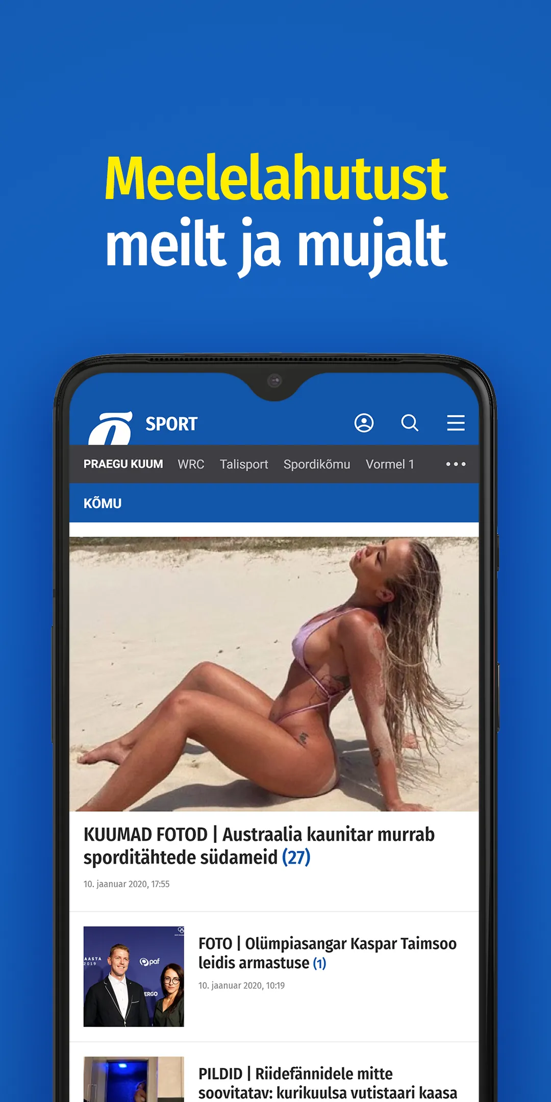 Õhtuleht Sport | Indus Appstore | Screenshot