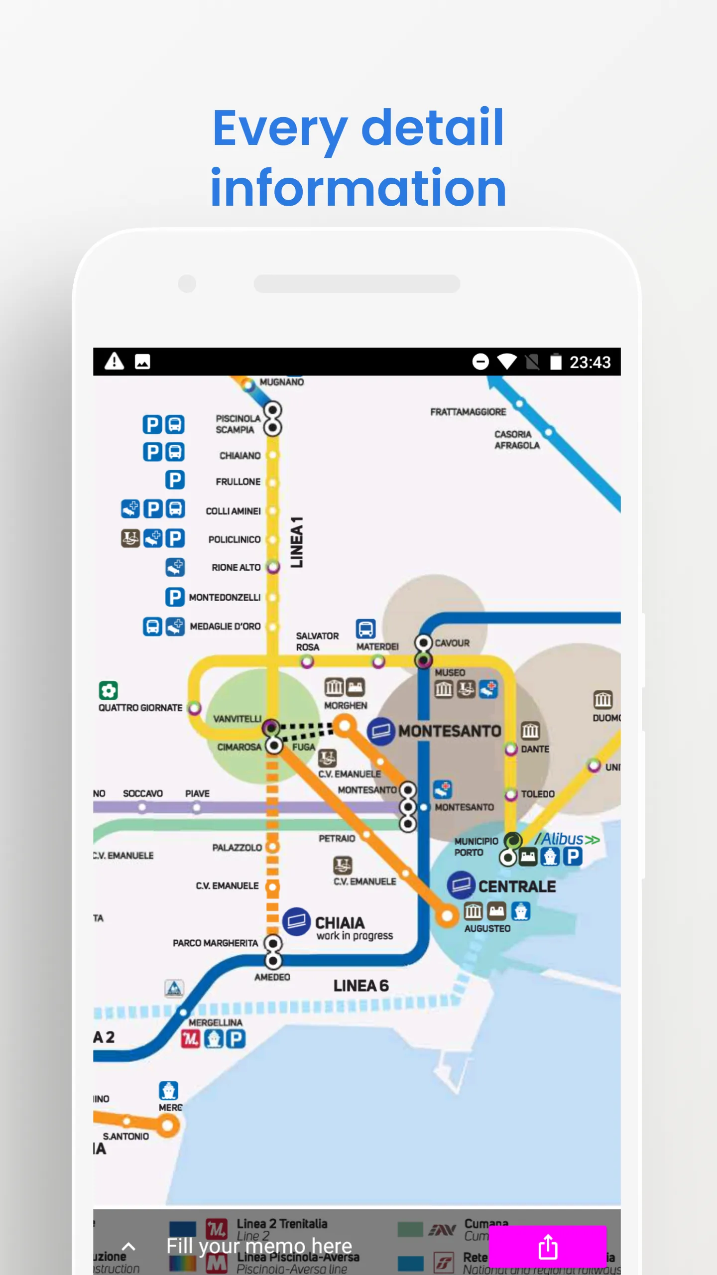 Napoli Metro Travel Guide | Indus Appstore | Screenshot