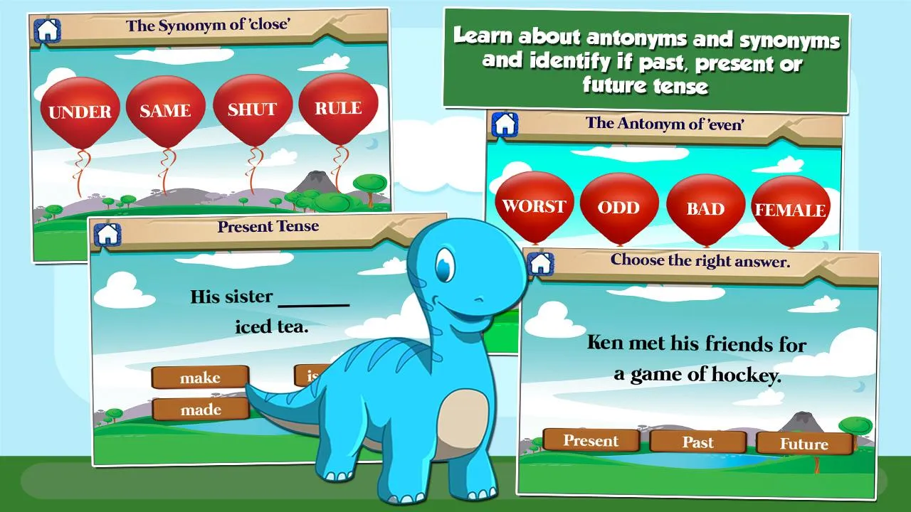 Dino Grade 2 Games | Indus Appstore | Screenshot