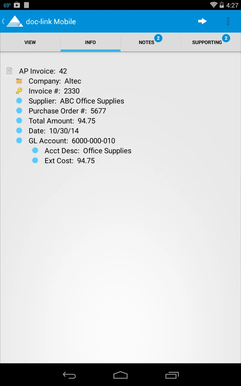 DocLink Mobile | Indus Appstore | Screenshot