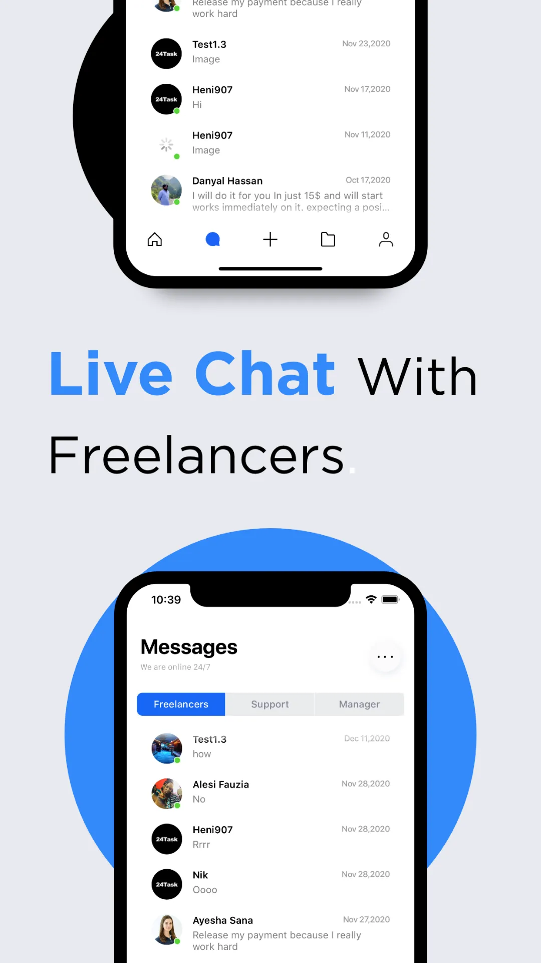 24Task: Hire Freelancers | Indus Appstore | Screenshot