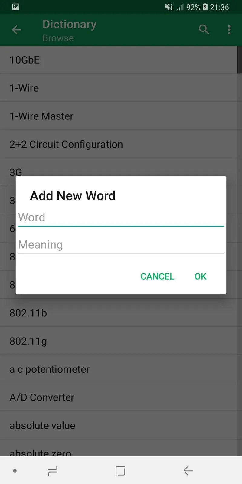 Electrical Dictionary Offline | Indus Appstore | Screenshot