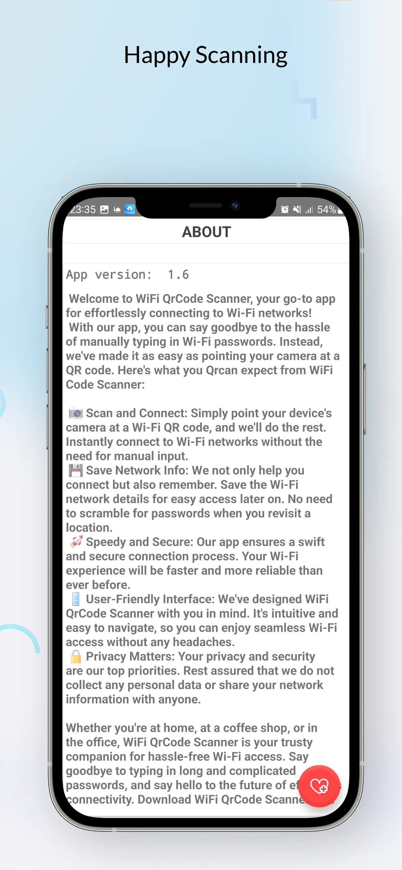 WiFi QrCode Password scanner | Indus Appstore | Screenshot
