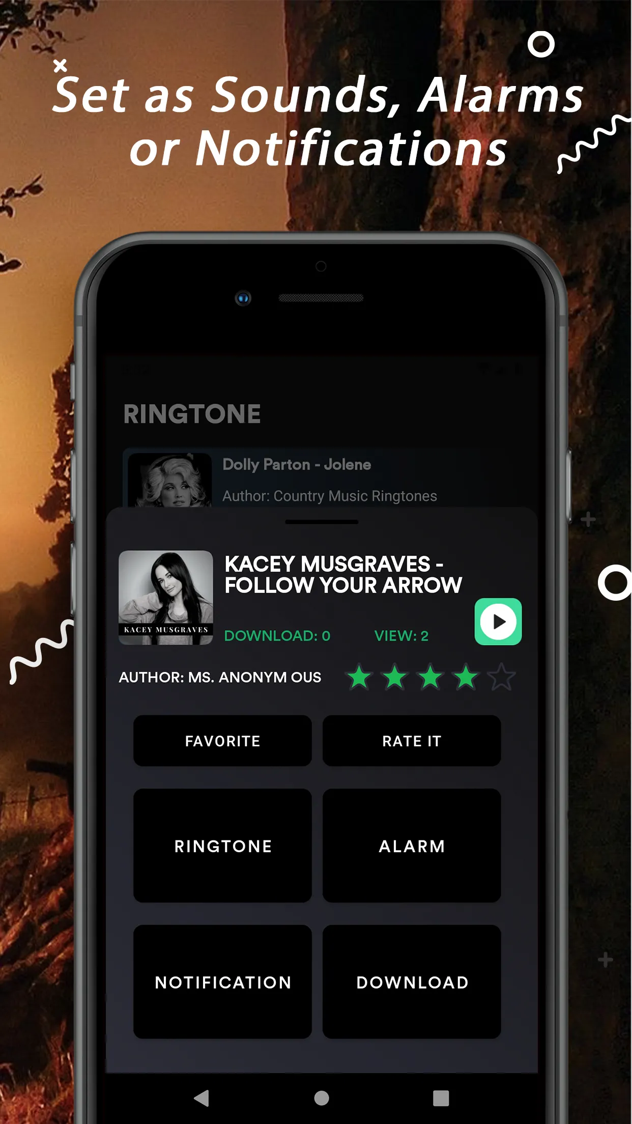 Country Music Songs Ringtones | Indus Appstore | Screenshot