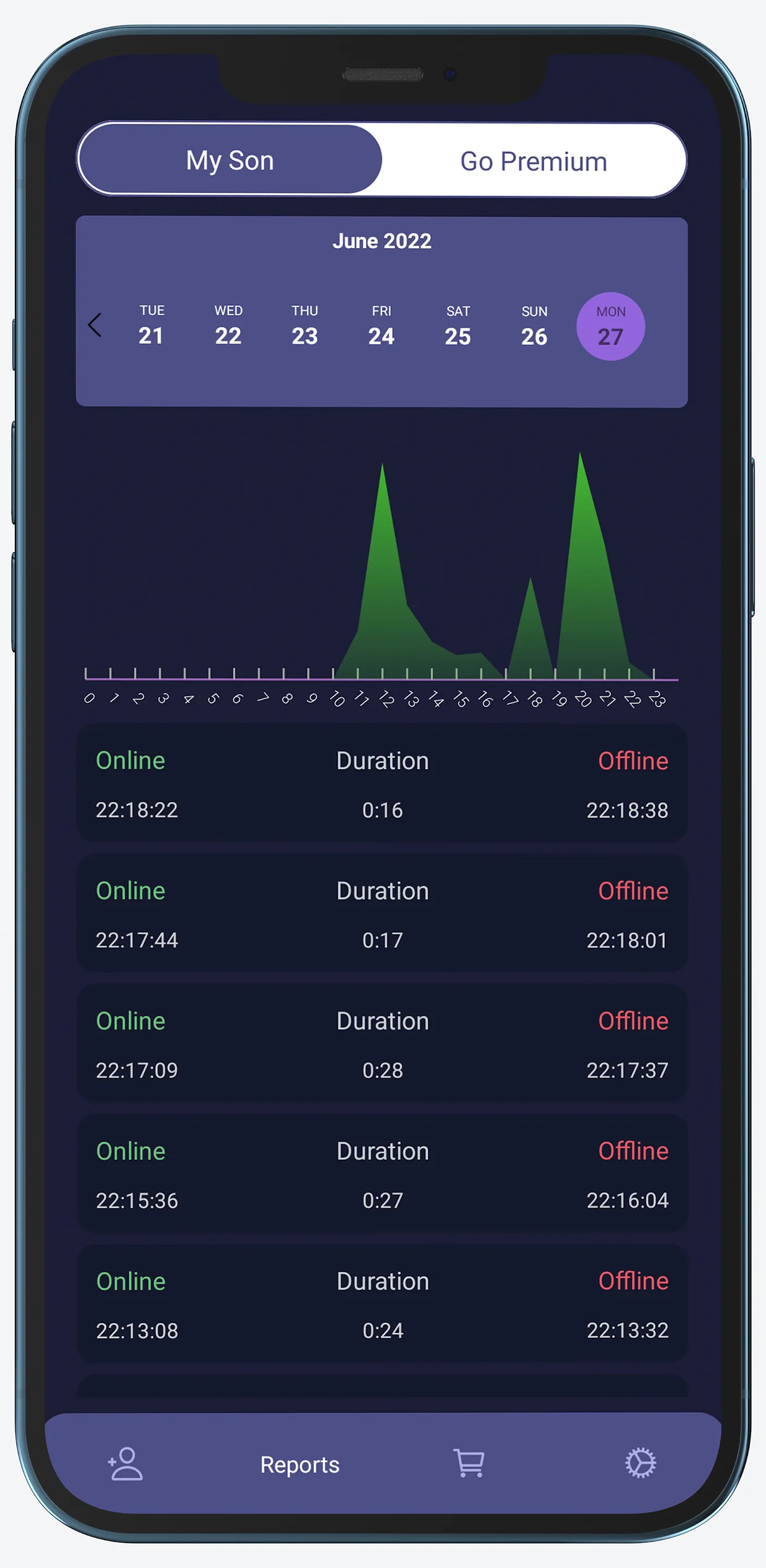 Notifi: Last Seen Online Log | Indus Appstore | Screenshot