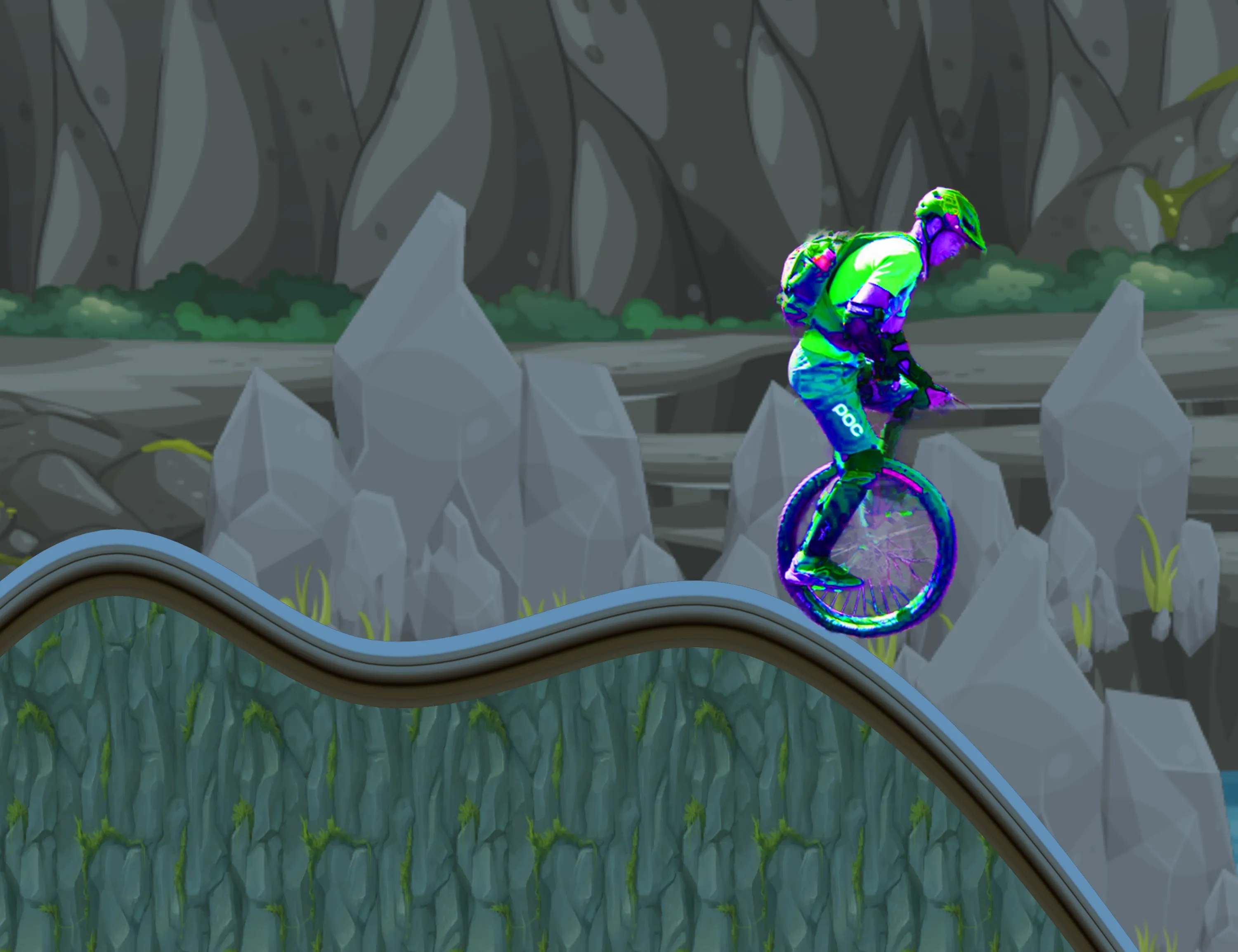 Extreme Mountain Unicycling | Indus Appstore | Screenshot