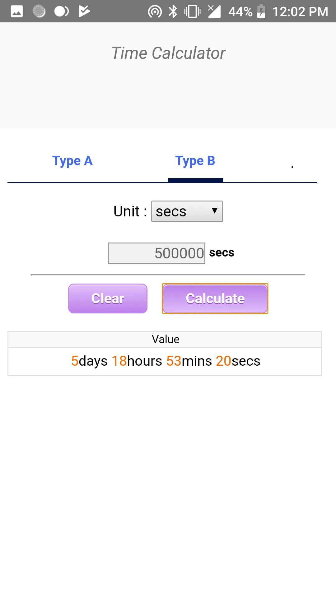 Age & Time Calculator | Indus Appstore | Screenshot