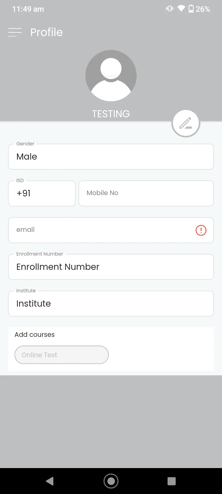 AES Online Test Series (AOTS) | Indus Appstore | Screenshot