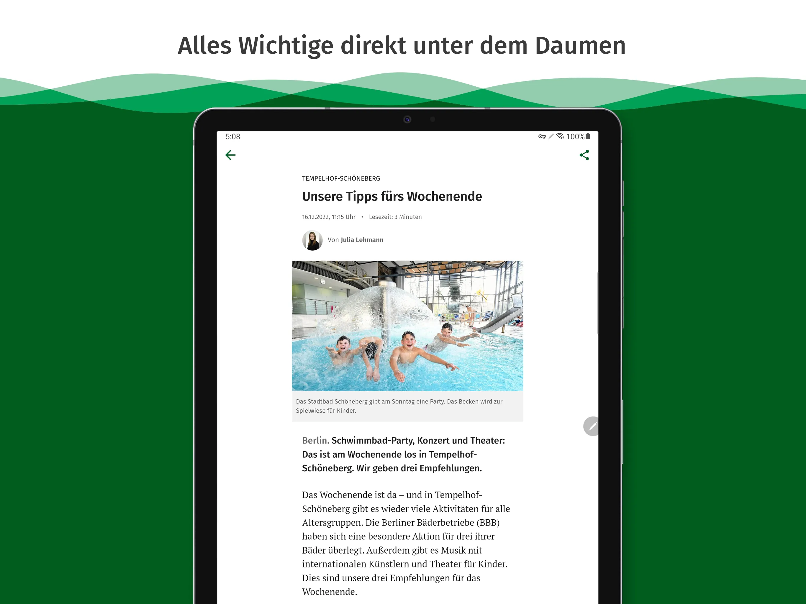 Berliner Morgenpost News | Indus Appstore | Screenshot