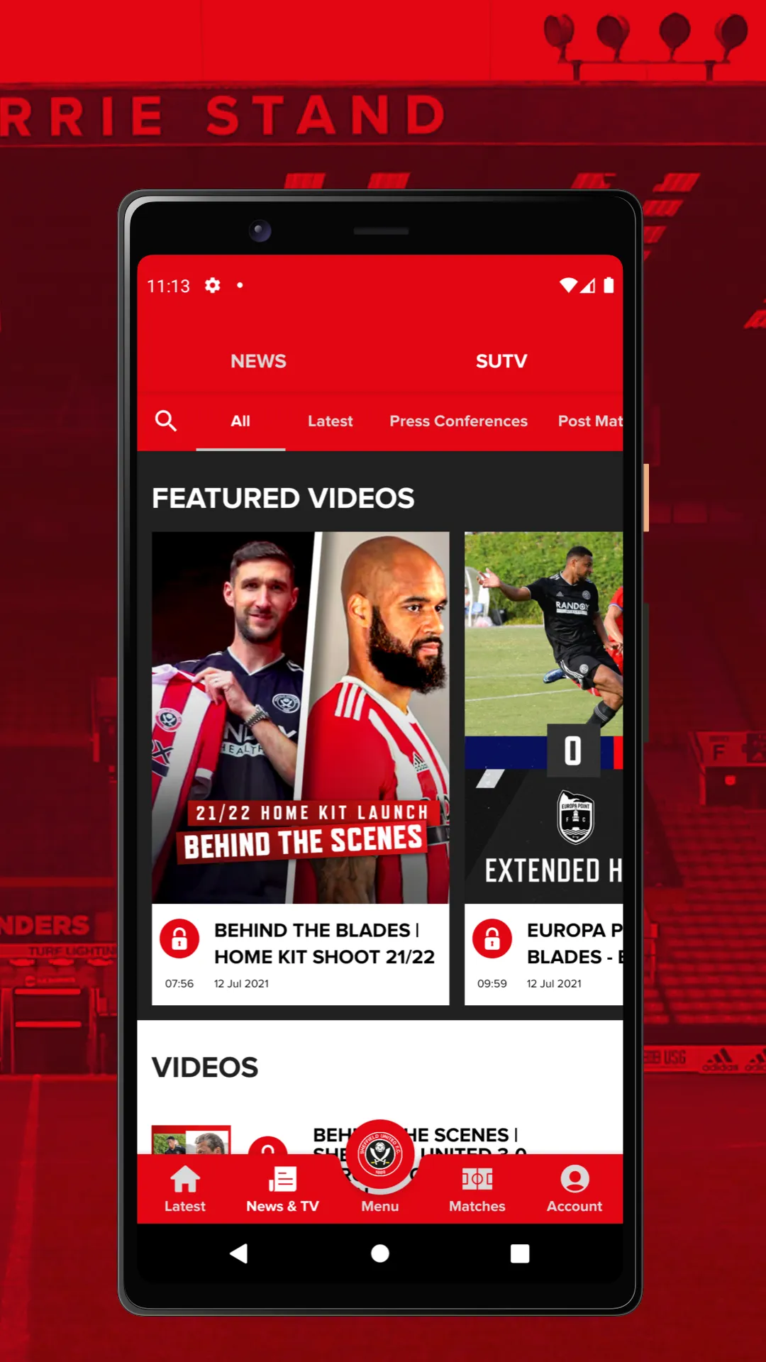 Sheffield United Official App | Indus Appstore | Screenshot