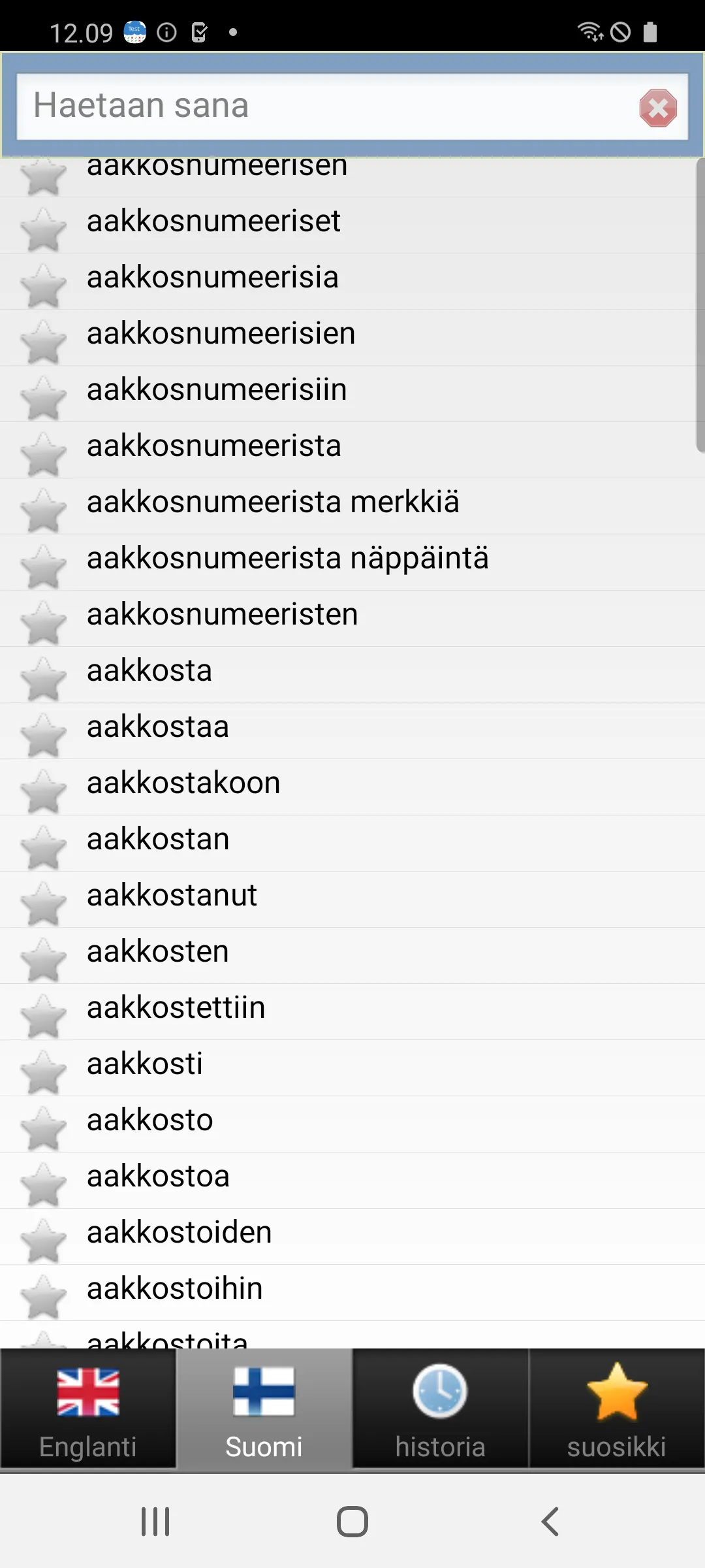 Finnish bestdict | Indus Appstore | Screenshot