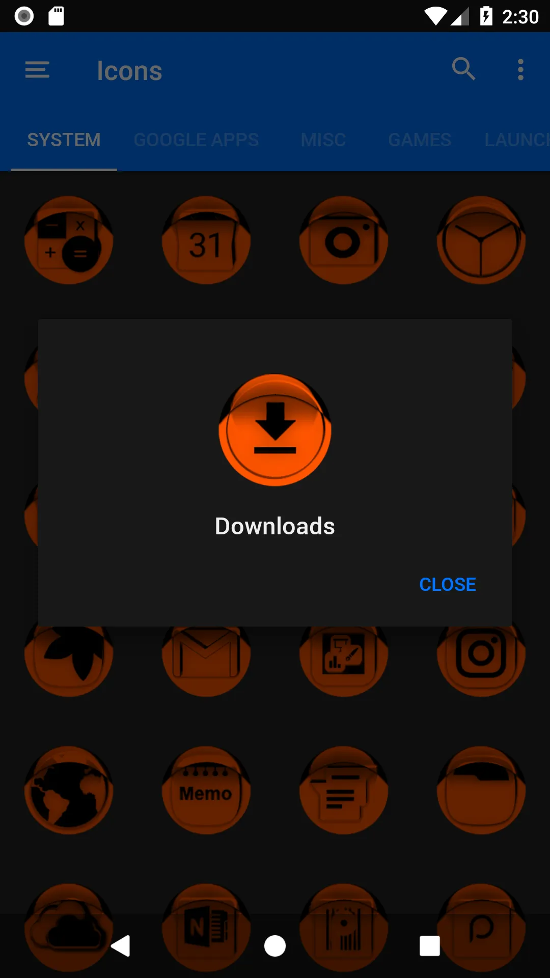 Orange Icon Pack Style 1 | Indus Appstore | Screenshot