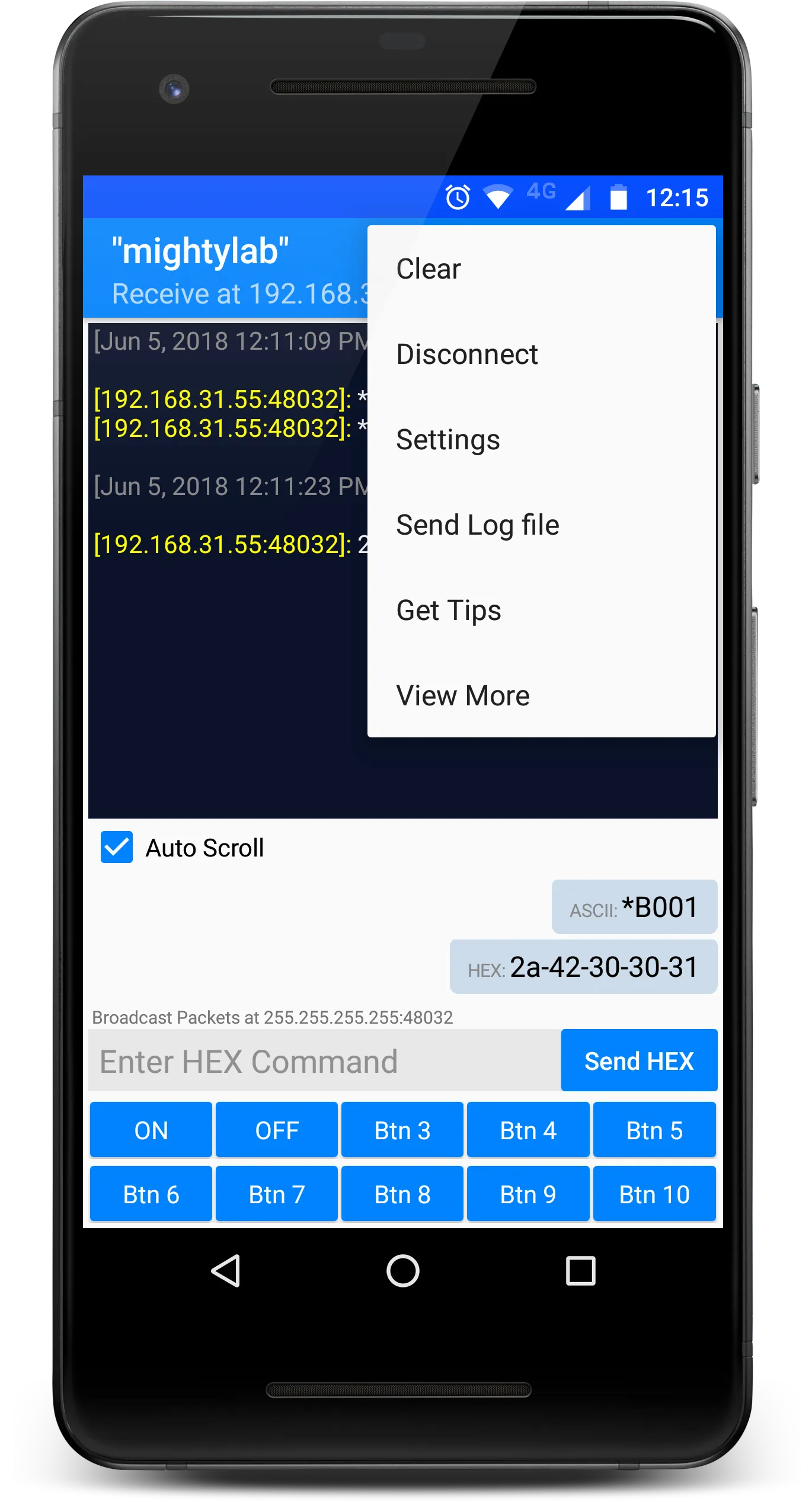 UDP Terminal | Indus Appstore | Screenshot