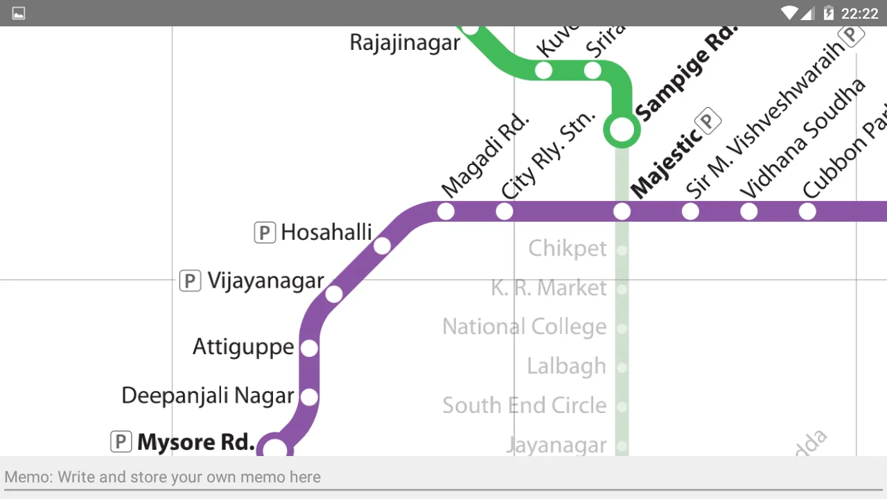 BANGALORE METRO TOURIST MAP | Indus Appstore | Screenshot