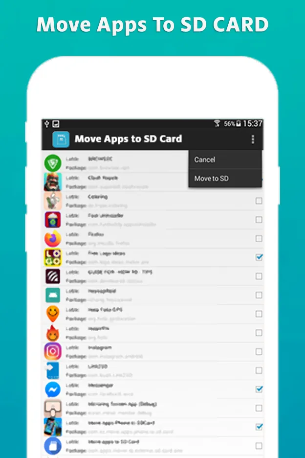 Move Apps To SD CARD | Indus Appstore | Screenshot