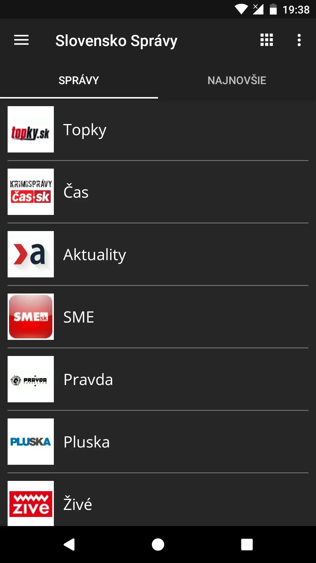 Slovakia News (Správy) | Indus Appstore | Screenshot