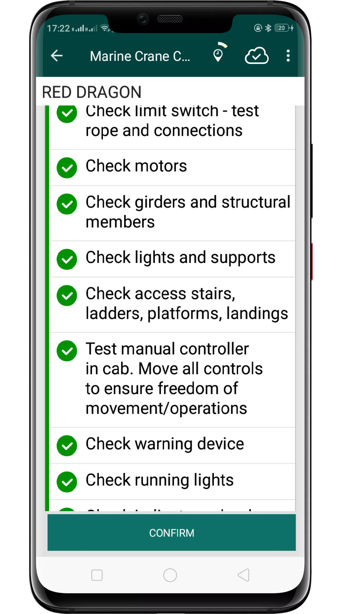 arl Marine Crane Survey | Indus Appstore | Screenshot