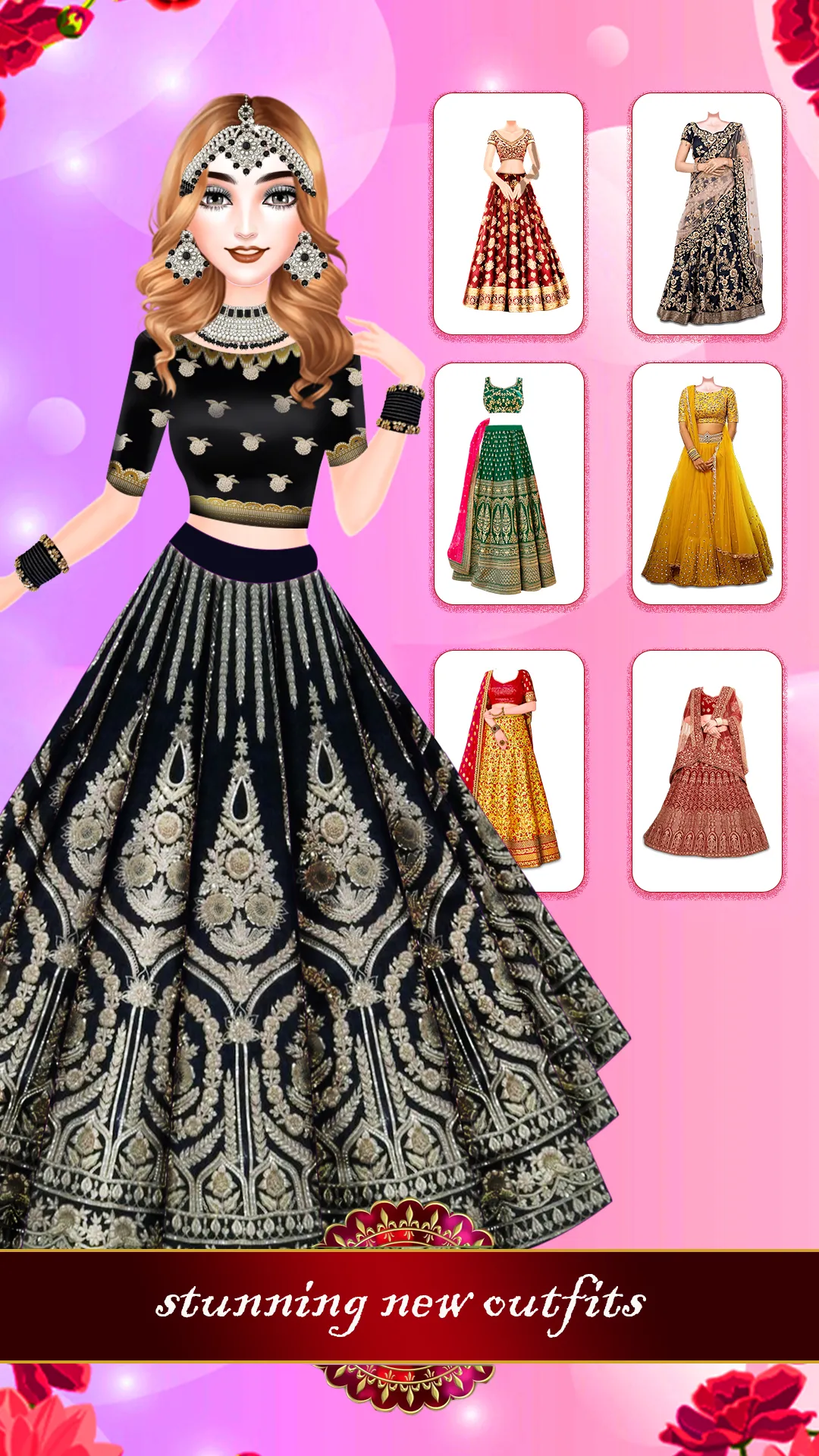 Indian Fashion Wedding Dressup | Indus Appstore | Screenshot