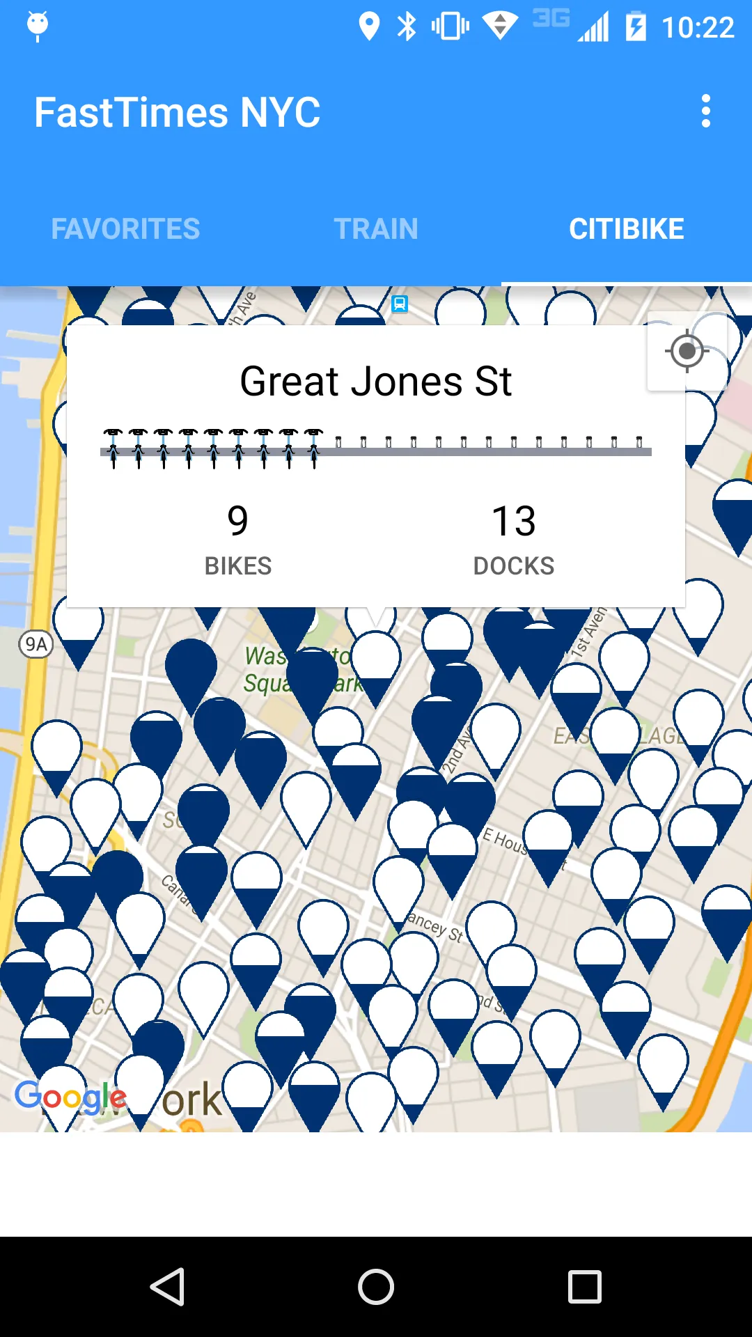 FastTimes: NYC Train/CitiBike | Indus Appstore | Screenshot