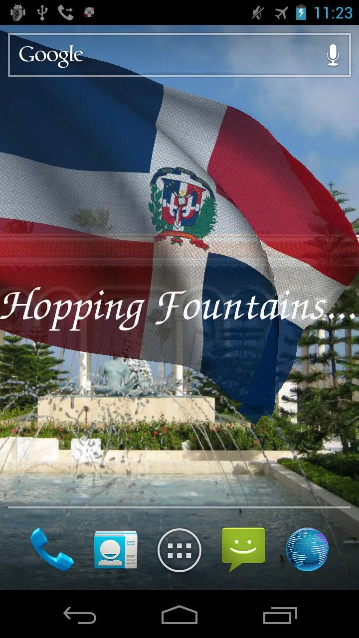 Dominican Republic Flag Live | Indus Appstore | Screenshot