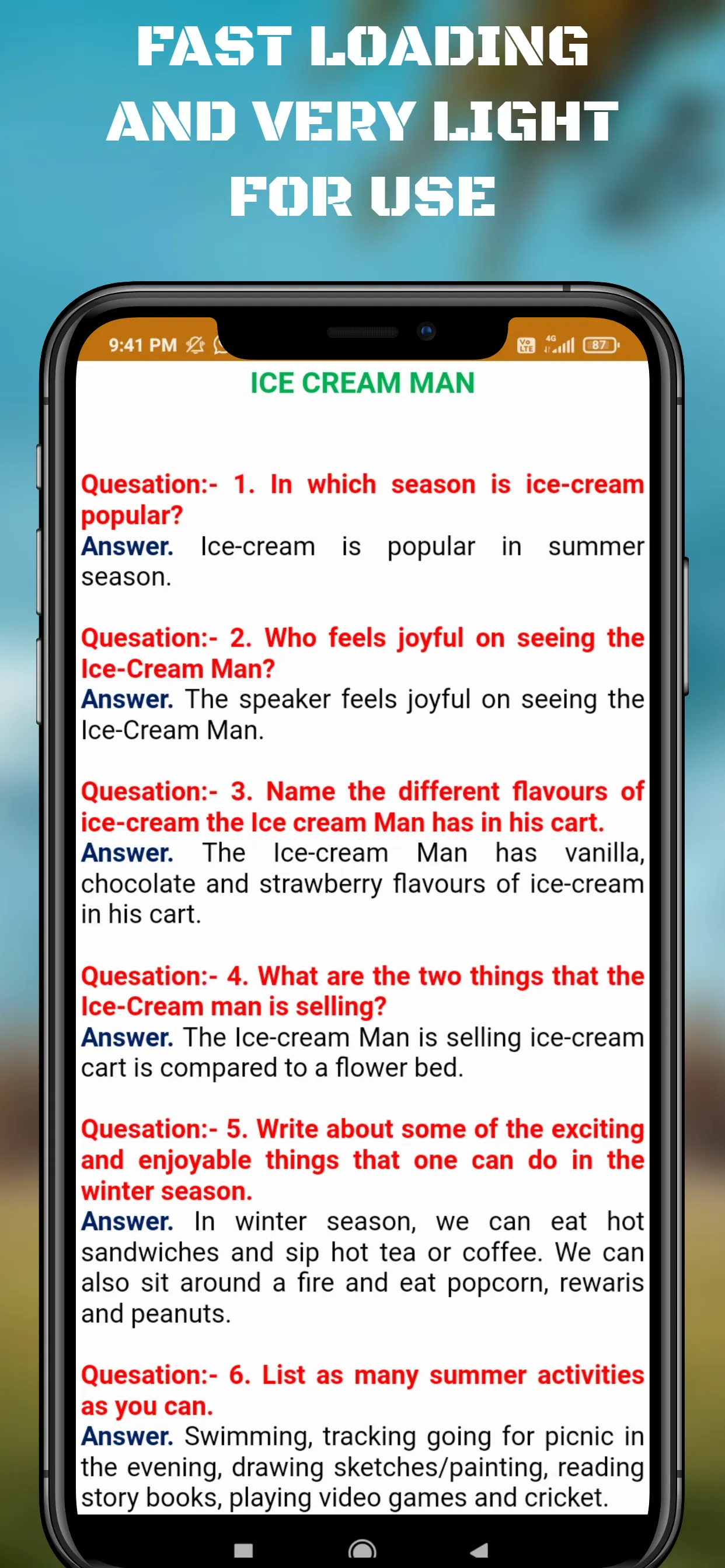 Class 5 English Solution | Indus Appstore | Screenshot