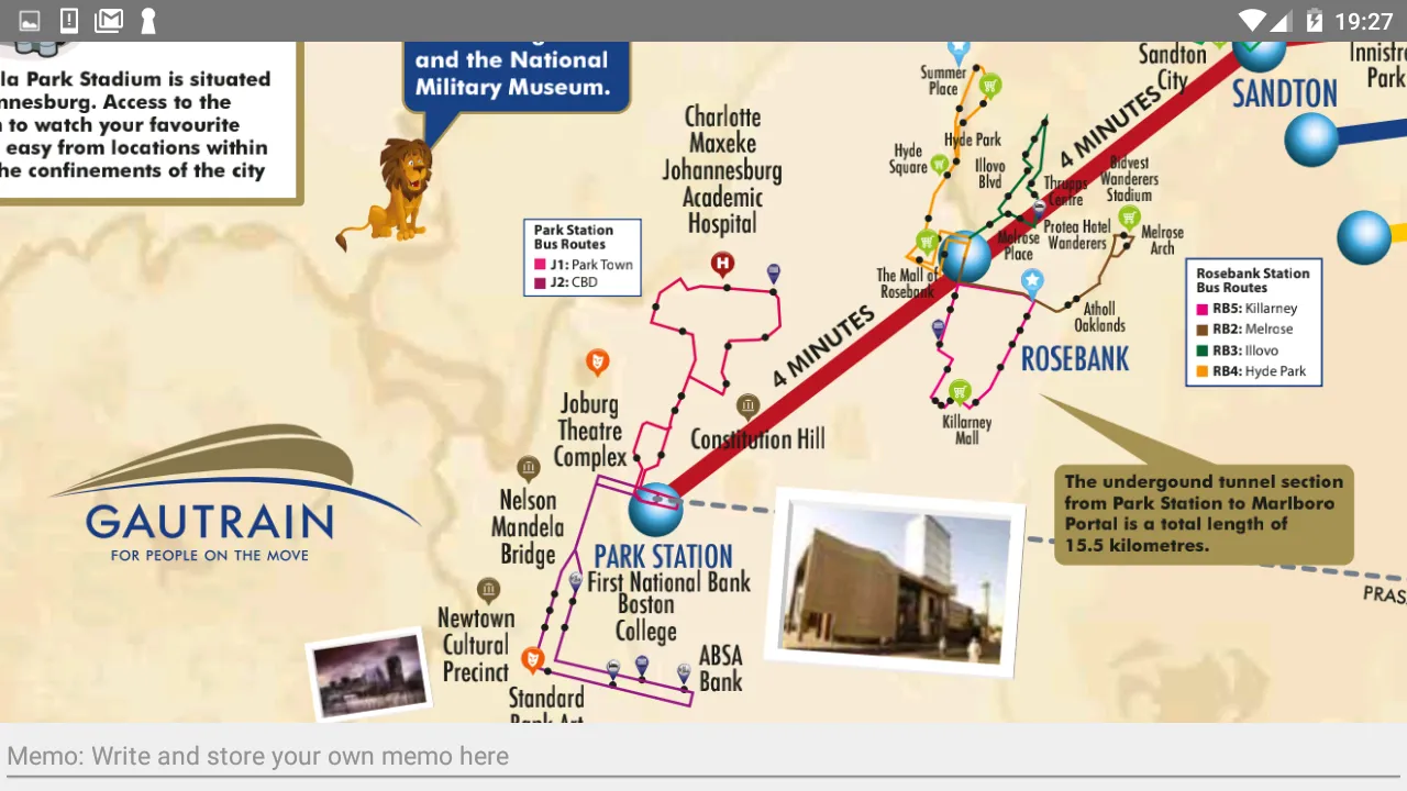 JOHANNESBURG GAUTRAIN MAP | Indus Appstore | Screenshot