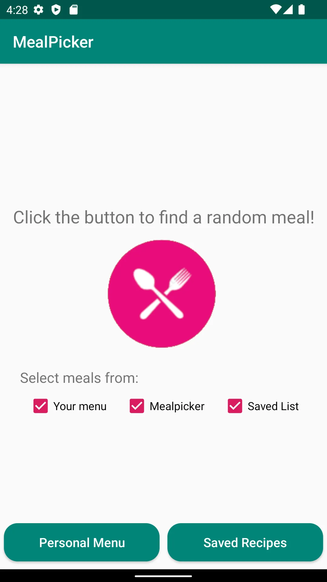 Random Meal Selector | Indus Appstore | Screenshot