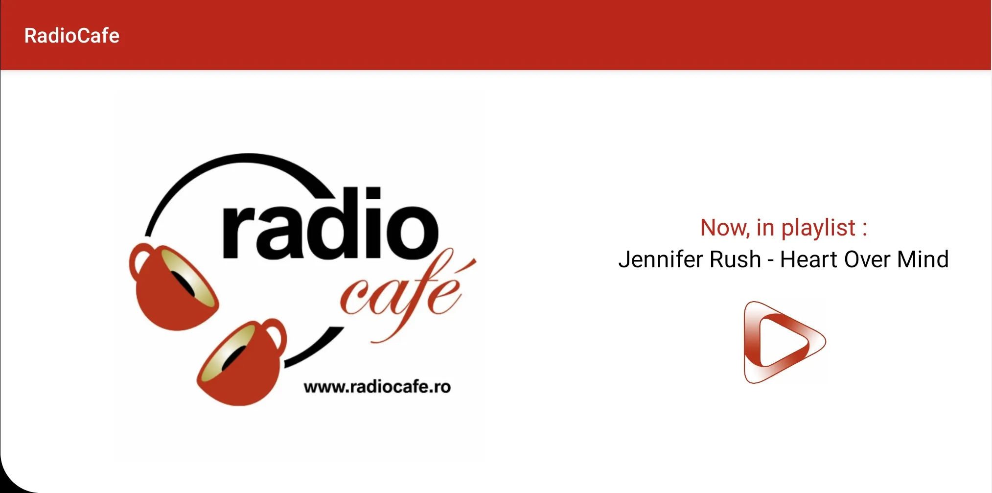 Radio Cafe Romania | Indus Appstore | Screenshot