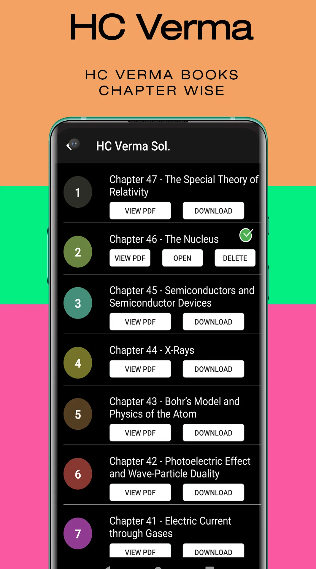 HC Verma Solutions Offline & O | Indus Appstore | Screenshot