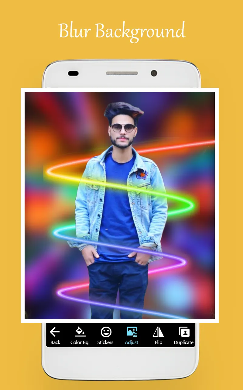 Neon photo editor and frames | Indus Appstore | Screenshot