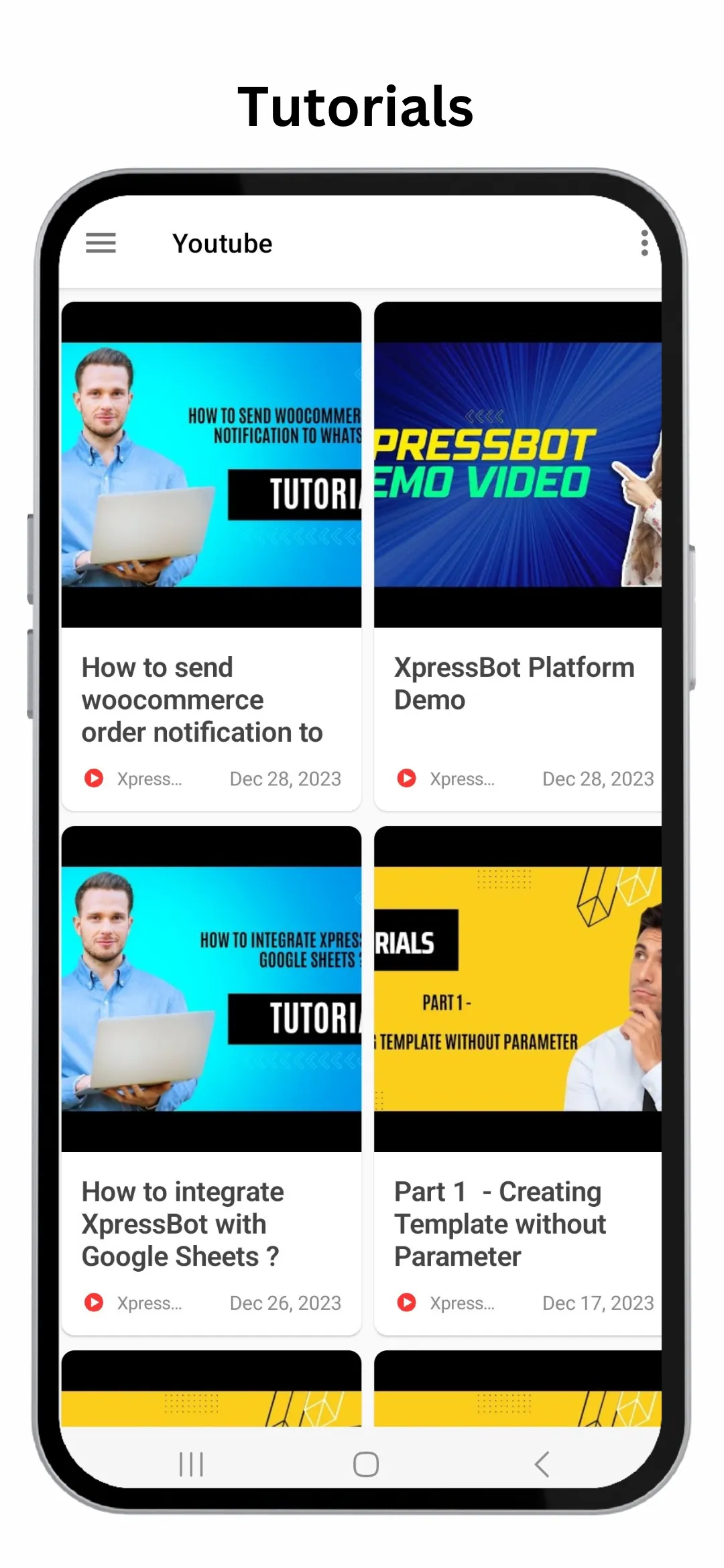 XpressBot | Indus Appstore | Screenshot