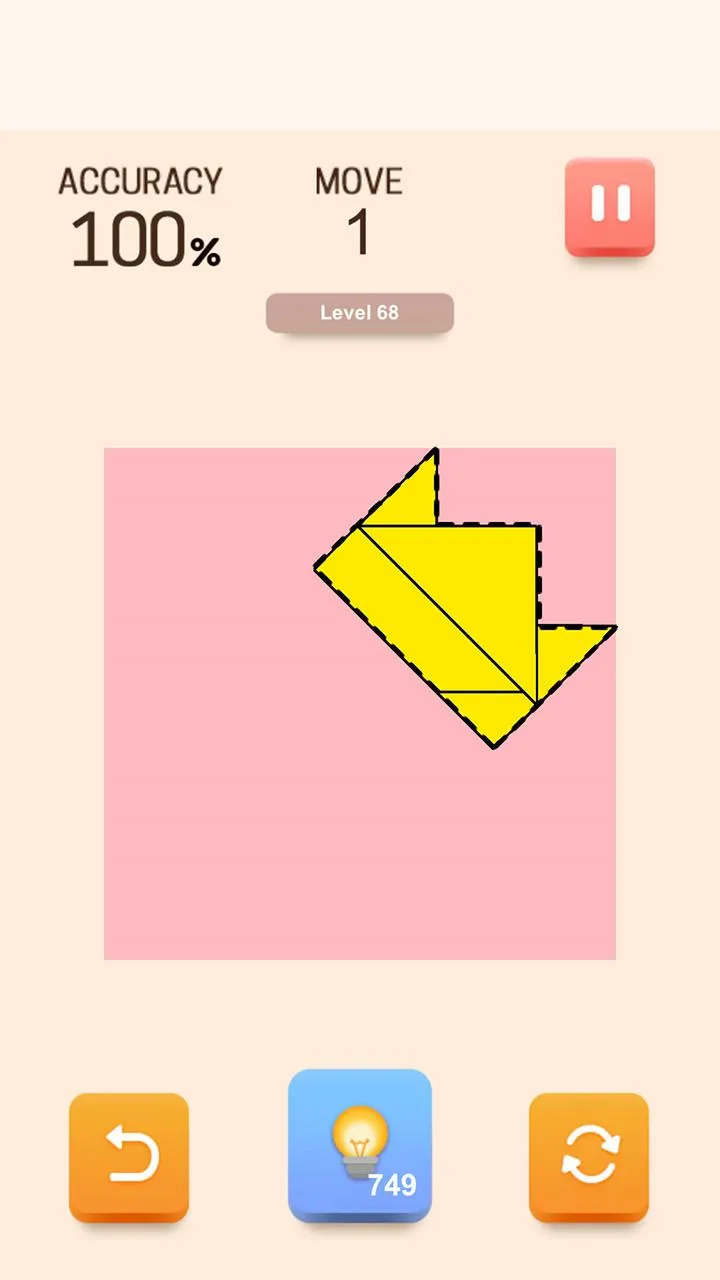 Paper Folding Puzzle | Indus Appstore | Screenshot