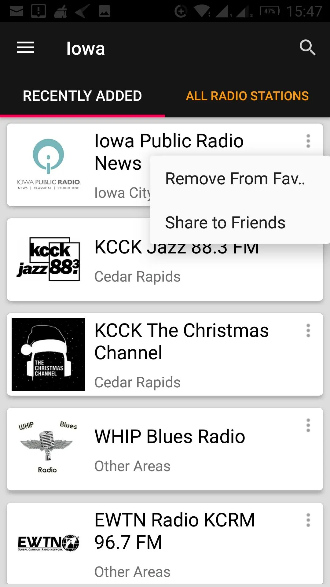 Iowa Radio Stations - USA | Indus Appstore | Screenshot